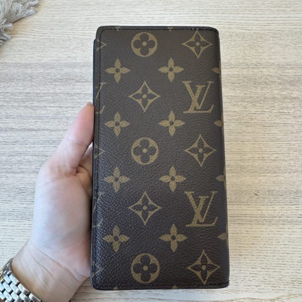 Louis Vuitton Long Wallet Monogram Portefeuille Brazza NM