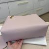 Balmain Embleme Shopper Tote Bag in Smooth Leather Rose Claire