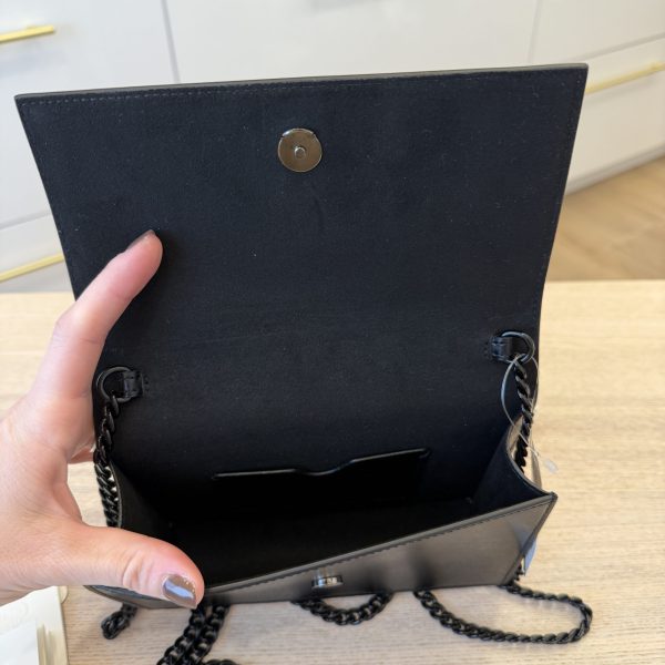 Alexander McQueen Small Skull Bag in Black and Black hardware