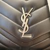 Saint Laurent (YSL) Loulou Small In Quilted Leather Black and Silver Hardware
