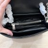 Saint Laurent (YSL) Loulou Small In Quilted Leather Black and Silver Hardware