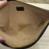 Gucci GG Supreme Monogram Large Ophidia Pouch Clutch Brown