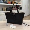 Chloe Sense Large Tote Bag in Grained Leather Black