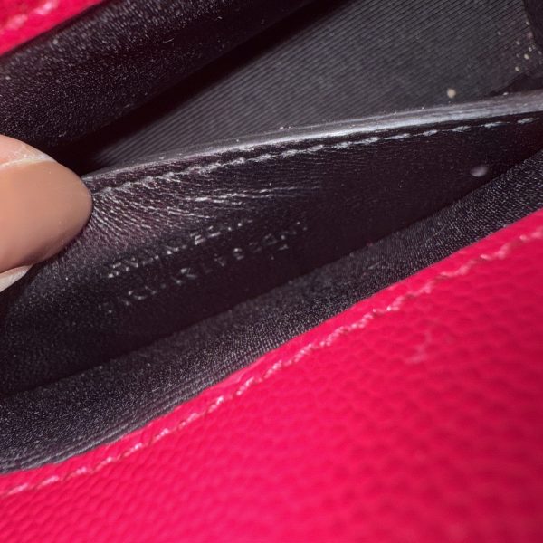 Saint Laurent (YSL) Grain De Poudre Small Monogram Kate Satchel Pink and Gold Hardware