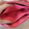 Louis Vuitton Calfskin Embossed Monogram Coussin BB Rose Fluo