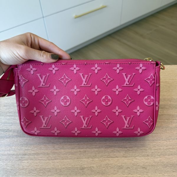 Louis Vuitton Monogram Fall For You Maxi Multi Pochette Accessories Fuchsia