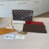 Louis Vuitton Damier Ebene Pochette Felicie Chain Wallet