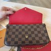 Louis Vuitton Damier Ebene Pochette Felicie Chain Wallet