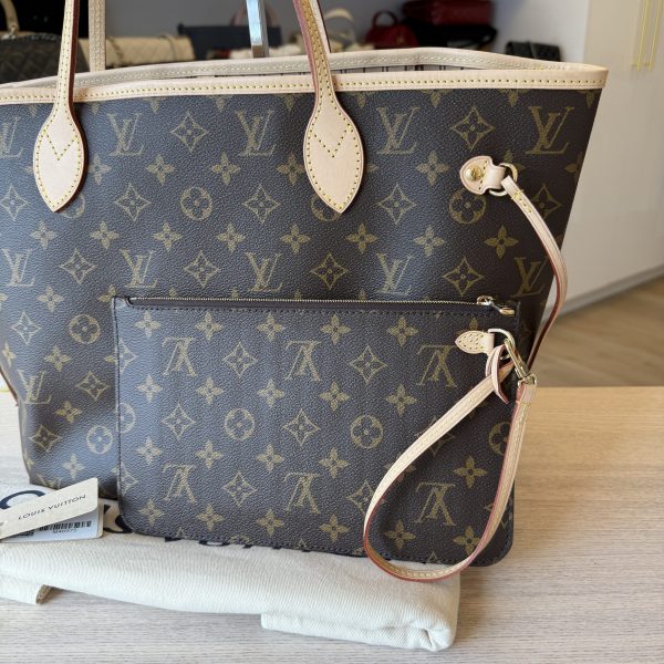 Louis Vuitton Monogram Neverfull MM NM Beige