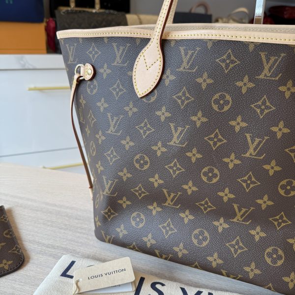 Louis Vuitton Monogram Neverfull MM NM Beige