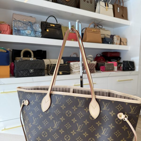 Louis Vuitton Monogram Neverfull MM NM Beige