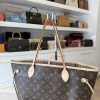 Louis Vuitton Monogram Neverfull MM NM Beige