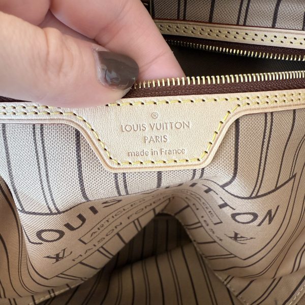 Louis Vuitton Monogram Neverfull MM NM Beige