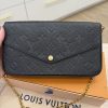 Louis Vuitton Empreinte Pochette Felicie Chain Wallet Noir