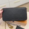 Louis Vuitton Empreinte Pochette Felicie Chain Wallet Noir