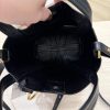 Chloe Spin Mini Tote Bag in Grained Calfskin Black