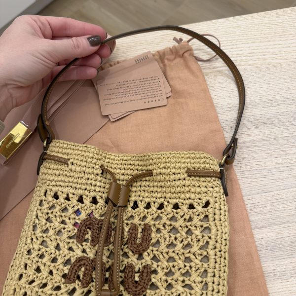 Miu Miu Woven Fabric Mini-Bag