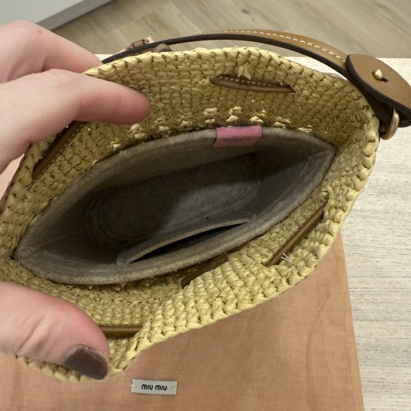 Miu Miu Woven Fabric Mini-Bag