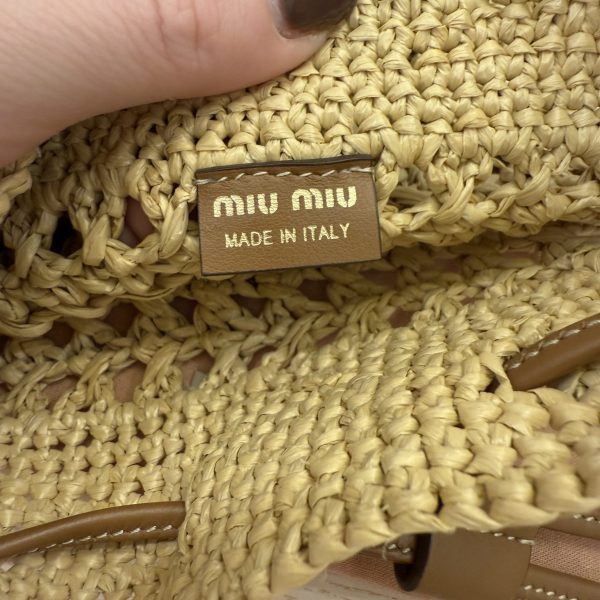 Miu Miu Woven Fabric Mini-Bag