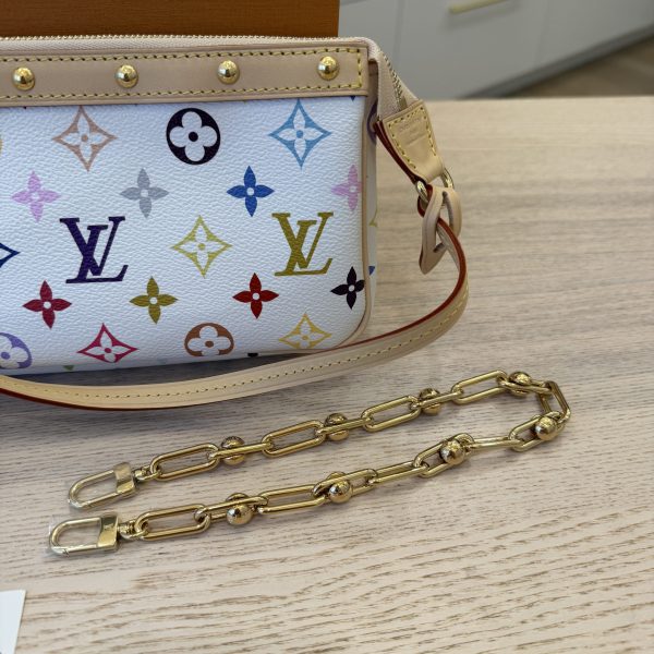Louis Vuitton LV X TM Monogram Multicolor Pochette Accessories White