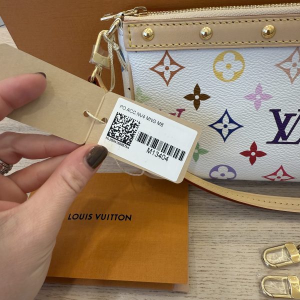 Louis Vuitton LV X TM Monogram Multicolor Pochette Accessories White