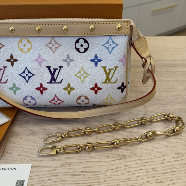 Louis Vuitton LV X TM Monogram Multicolor Pochette Accessories White