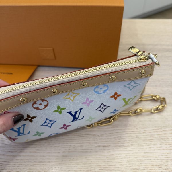 Louis Vuitton LV X TM Monogram Multicolor Pochette Accessories White