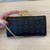 MCM Tracy Crossbody Wallet on Chain in Visetos