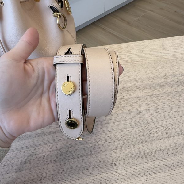 Fendi Vitello Grace Matte F is Fendi Grande Mon Tresor Bucket Bag Camelia