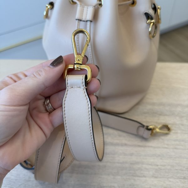 Fendi Vitello Grace Matte F is Fendi Grande Mon Tresor Bucket Bag Camelia