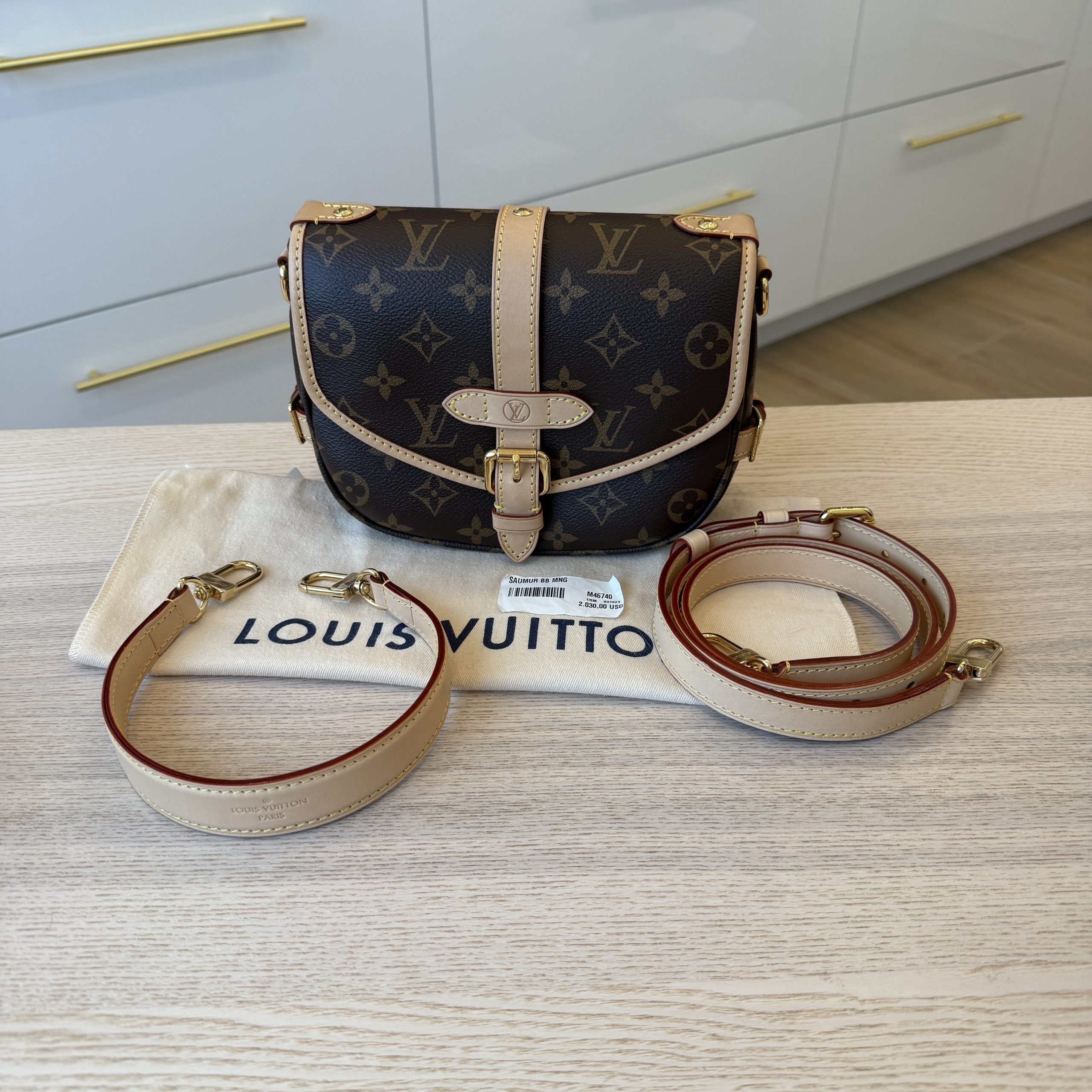 Louis Vuitton Monogram Saumur BB