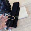 Louis Vuitton Lambskin Embossed Monogram Coussin MM Black