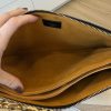 Louis Vuitton Lambskin Embossed Monogram Coussin MM Black