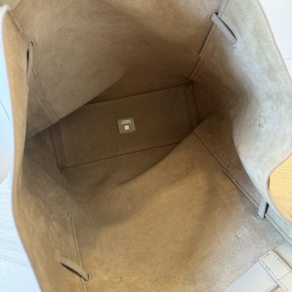 Givenchy Calfskin Voyou Medium North South Tote Light Beige