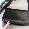 Alexander McQueen Black Leather Sling Crossbody Bag