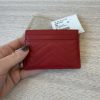 Gucci Calfskin Matelasse GG Marmont Card Holder Red