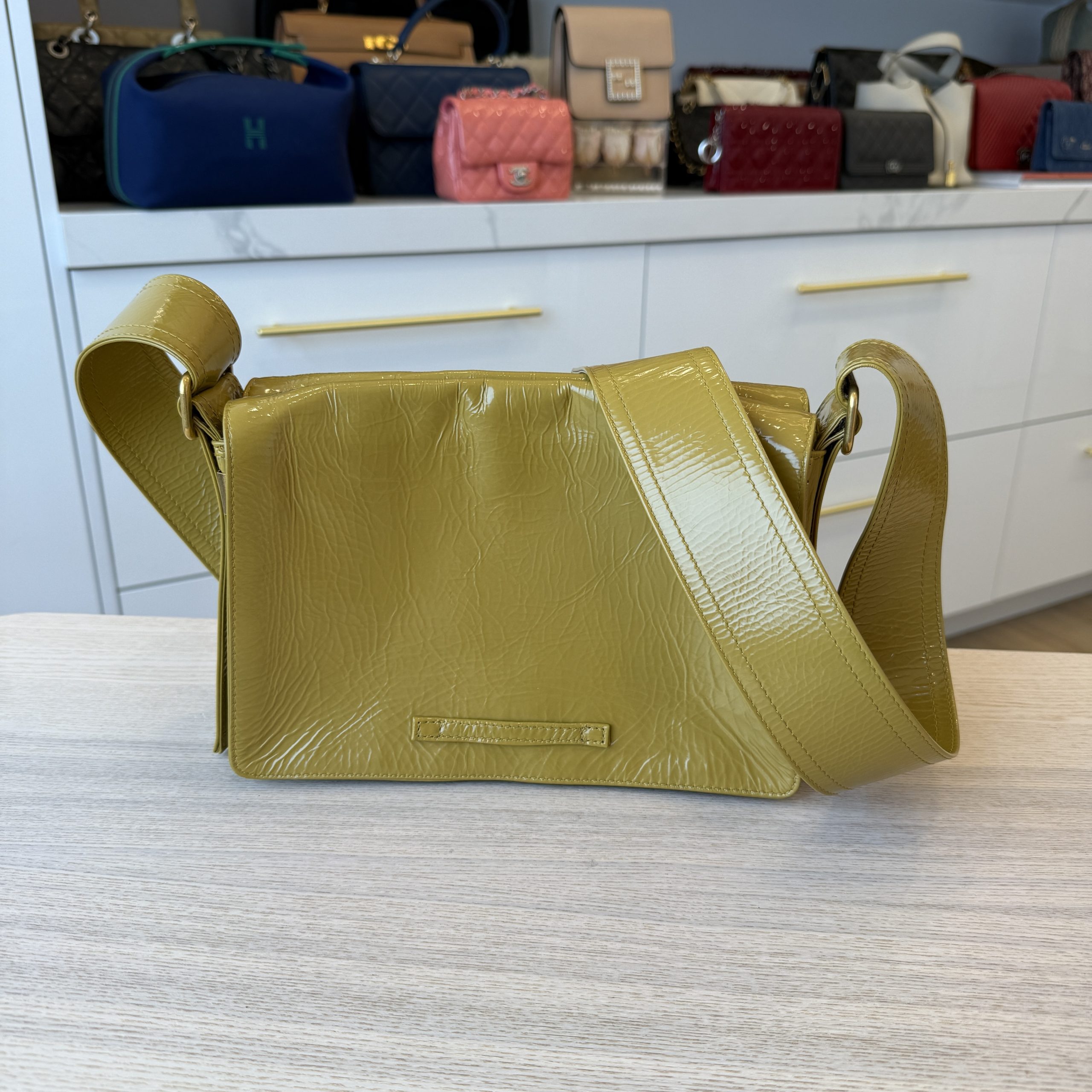 Burberry Patent Leather Bag Crossbody