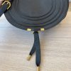 Chloe Calfskin Medium Marcie Round Crossbody Bag Black