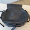 Chloe Calfskin Medium Marcie Round Crossbody Bag Black