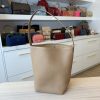 The Row Grained Calfskin Medium N/S Park Tote Cinnamon