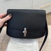 The Row Navy Sofia 8.75 Crossbody Bag
