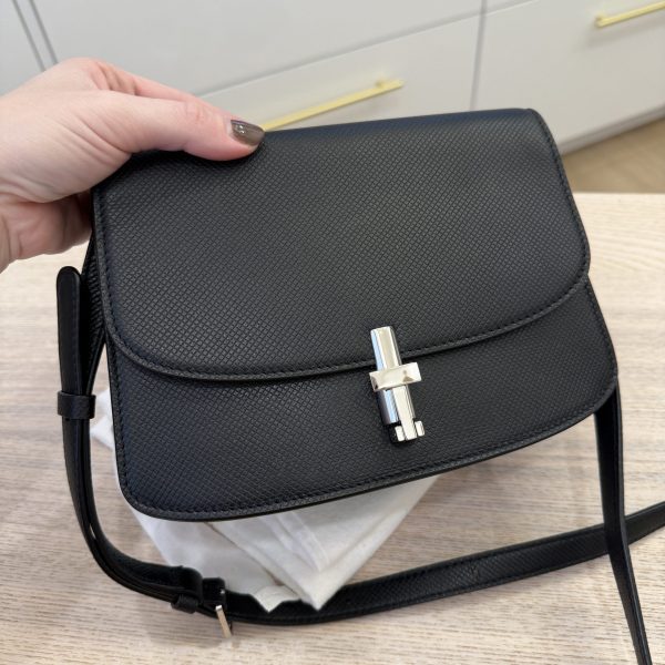 The Row Navy Sofia 8.75 Crossbody Bag