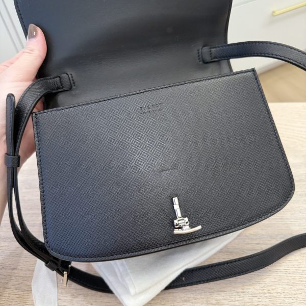 The Row Navy Sofia 8.75 Crossbody Bag
