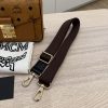 MCM Millie Visetos Logo Leather Crossbody Bag