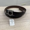 Salvatore Ferragamo Reversible and Adjustable Gancini Belt 38/95 Black and Brown