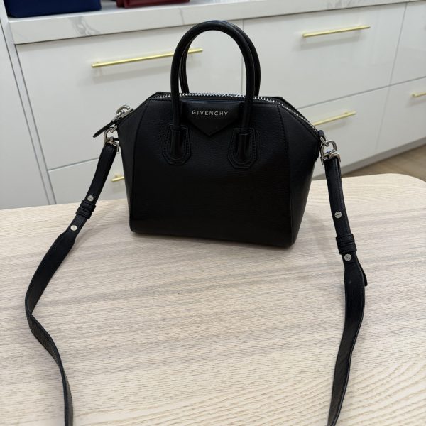 Givenchy Sugar Goatskin Mini Antigona Black