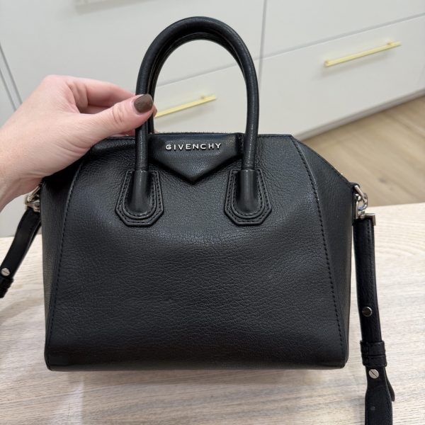 Givenchy Sugar Goatskin Mini Antigona Black