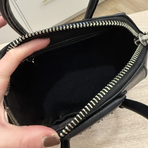 Givenchy Sugar Goatskin Mini Antigona Black