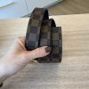 Louis Vuitton Damier Ebene Reversible LV Paris Buckle Belt 90/36