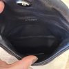 Saint Laurent Loulou Toy Puffer Pouch Clutch Bag Black SHW